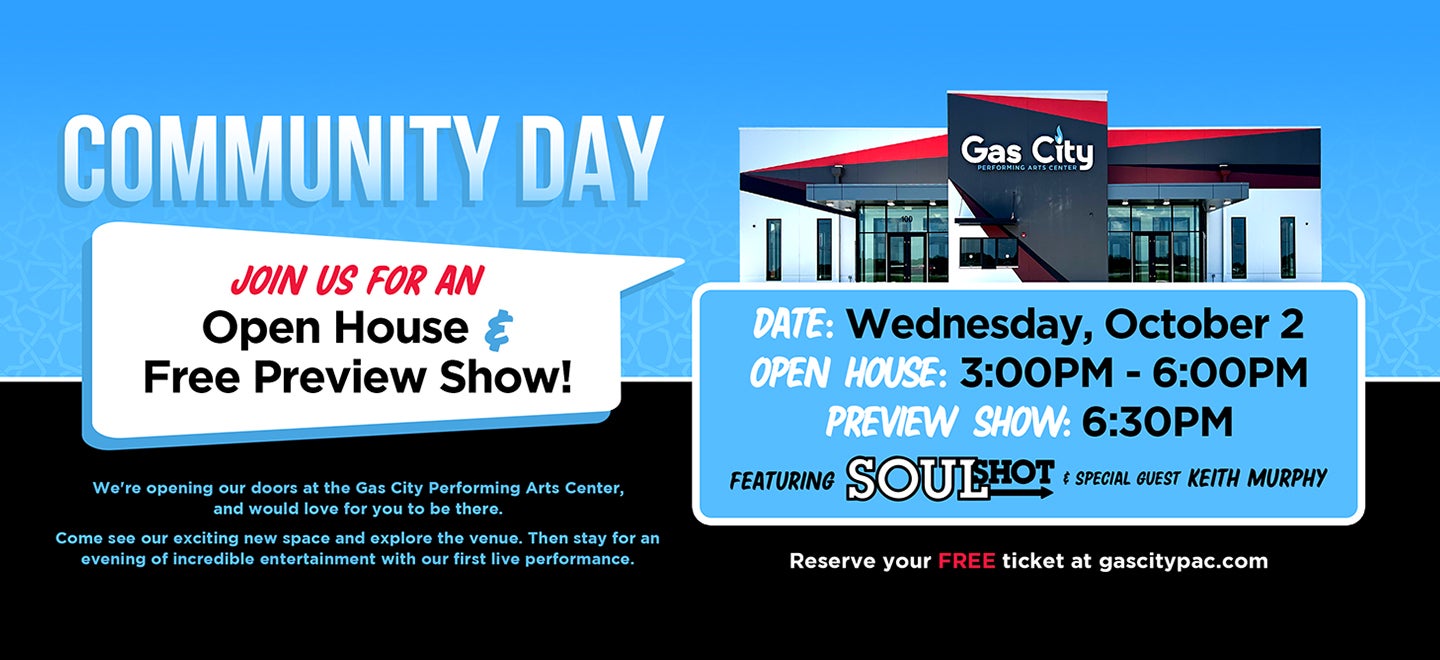 Community Day: Open House & Free Preview Concert